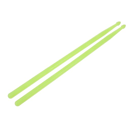 Baquetas luminosas verdes de nylon para batería miniatura 1