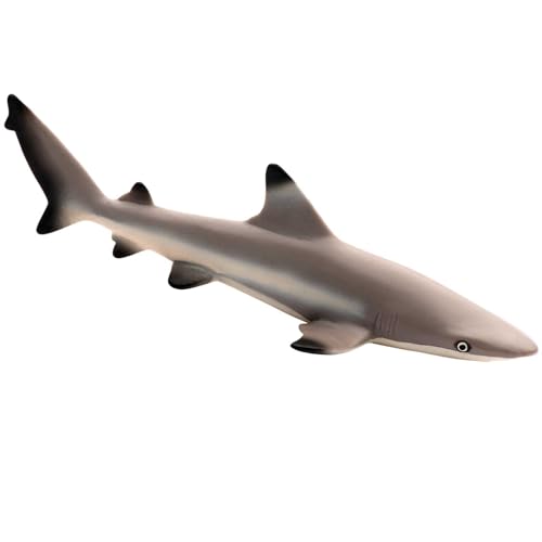 Tiburón de Arrecife de Aleta Negra 14.6cm | Figura de Animal Marino | No tóxico y libre de BPA | Apto para niños de 3 años en adelante | Safari Ltd