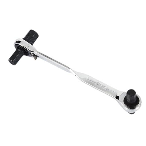 Cricchetto Flexible Head Wrench 4 in 1 - Spanner Key Spanner Resistant Cricchetto, Double Cricchetto Key | Hardware Tools 4 in 1 High Hardness