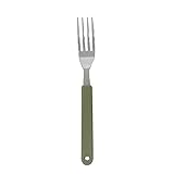 In acciaio inox nichel free Pintinox, set 24 forchette tavola modello Nature, in acciaio inox nichel free con manico color salvia in Polipropilene