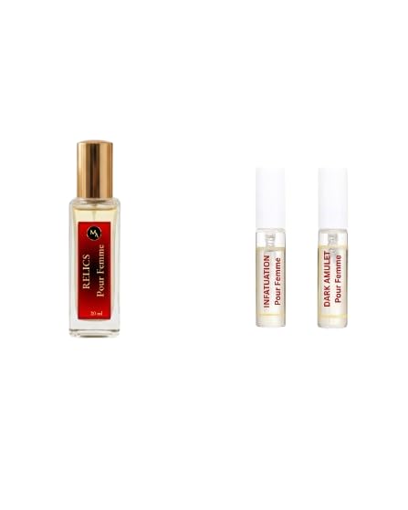 Image of MYSTIC AURA Relics Pour Femme | EDP Women | 20ml + Discovery Pack (2x3ml) | Fruity Floral Fragrance, Long-Lasting Perfume, Vegan & IFRA Compliant