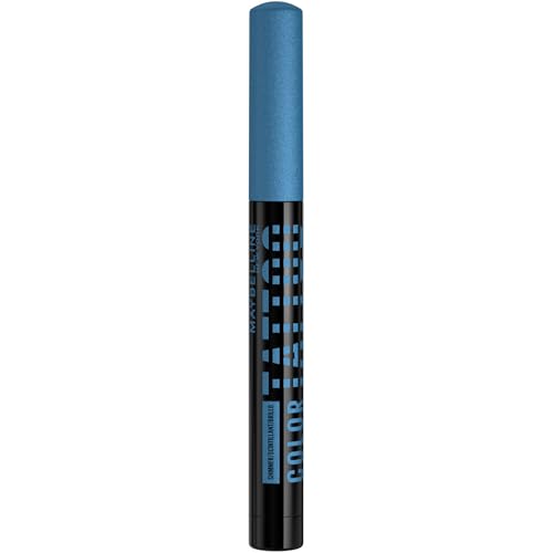 Maybelline New York, Stick Multi-Uso 3in1, Ombretto+Matita+Primer, 24h di Tenuta, Per Infiniti Look, Sguardo Super Intenso, Color Tattoo Eye Stix, Extravagant, 1,4 g