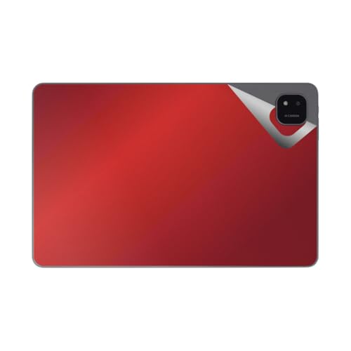 PDA工房 スキンシール ALLDOCUBE iPlay 60 Pad Pro 対応 【グロス・メタリックレッド】