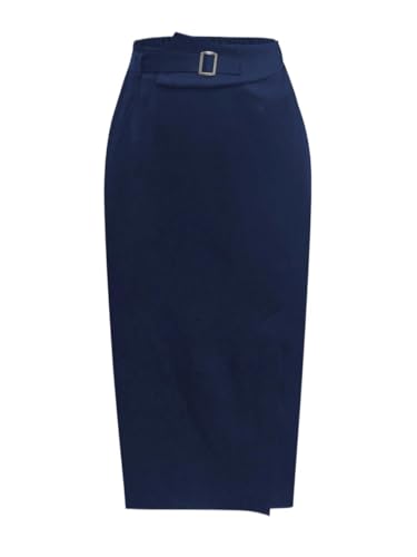 Women's Flowy Trendy Skirt Solid Color Pencil Skirt