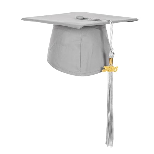 Image of Matte Kindergarten Preschool Graduation Gown and Cap Set with Year Tassel for Kids