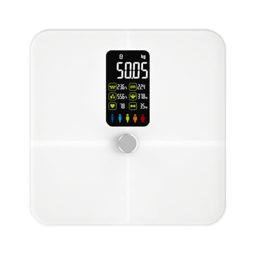 HRYHWASE Ultra-Precision Digital Accurate Bathroom Smart Scale, Weighing Machine with All-in-One VA Display, Smart Bathroom Weighing Machine