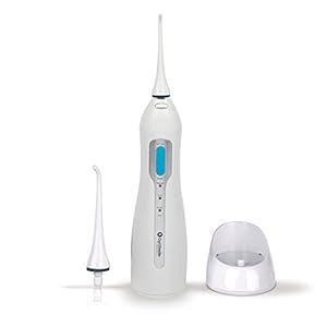 OptiSmile – Elektrische Monddouche – Waterfloss – Draadloos en Oplaadbaar – Inclusief Twee Opzetstukken