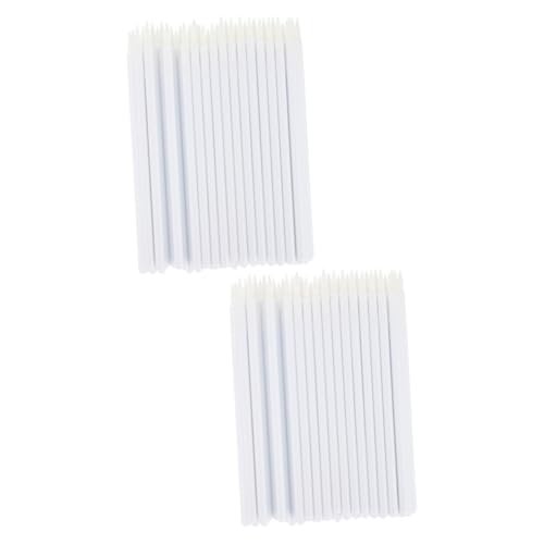 IWOWHERO 200個 使い捨てアイライナーブラシ cosmetic lip liner アイメイクブラシ 化粧品 ツール アイライナーファイバーブラシ 女の子のアイライナーアプリケーター