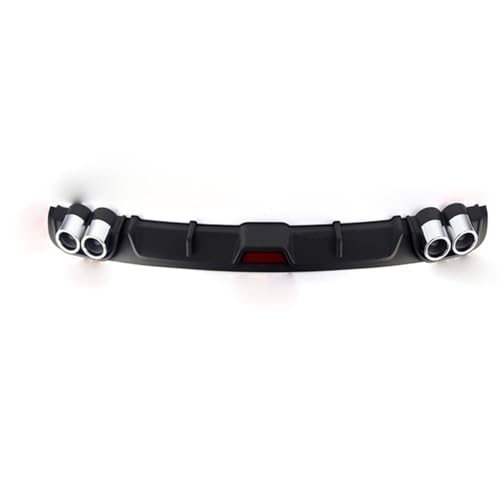 Spoiler latéral aileron de pare-chocs arrière voiture universel ABS noir 128cm