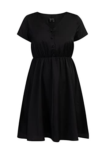Robe midi femme fluide résolvant le manque d'idées de tenue matin