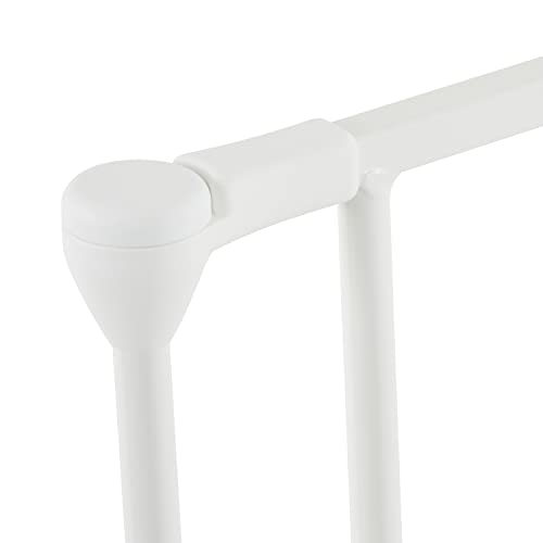 Scandinavian Pet Design 50514-2400 Flex Large And Extra Tall Adjustable 35 To 88 Inch Wide 41 Inch Tall Wall Mounted Metal Pet Safety Gate, White #TOP4