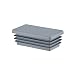 Produktbild EMFA Lamellenstopfen für Rechteckrohre 80x40 mm Grau 10 Stück Rechteckstopfen 40x80, 4x8 cm