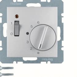 Thermostat S/B en aluminium argenté pour régulation thermique de précision