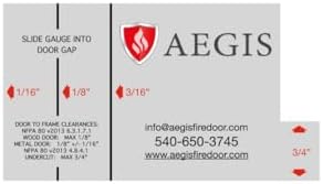 Door Clearance Gauge Multicolor