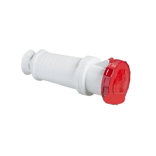 81482 connector PK screw connection mobile industrial socket (63A 6h IP67 4P red)