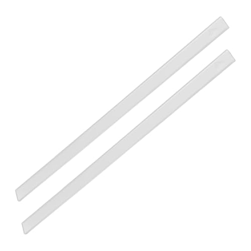 AUTSUPPL 2piezas Regla De Grosor De Acrílico Para Galletas y Fondant De Herramienta De Medición Precisa Para Cocina Para Nivelar Glaseado y Masa De Repostería De Grosor