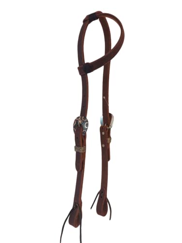 HR Saddlery One Ear Headstall with Star Buckles