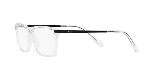 Image of Armani Exchange Mens AX3077 Rectangular Prescription Eyewear Frames