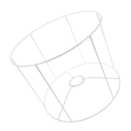 Armature abat-jour ronde en fer avec support douille pour suspension DIY