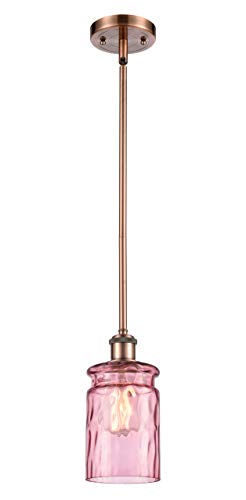 Innovations Lighting 516-1S-AC-G352-LIL-LED Candor 1 Light Pendant part of the Ballston Collection, Antique Copper