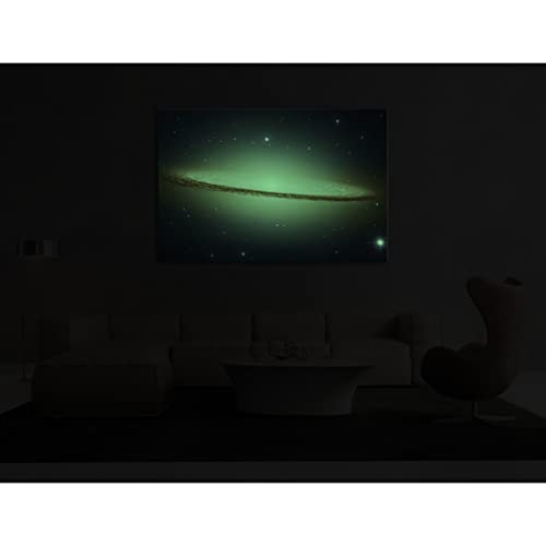 Toile canvas Univers DCC092-2 tableau grand format phosphorescent