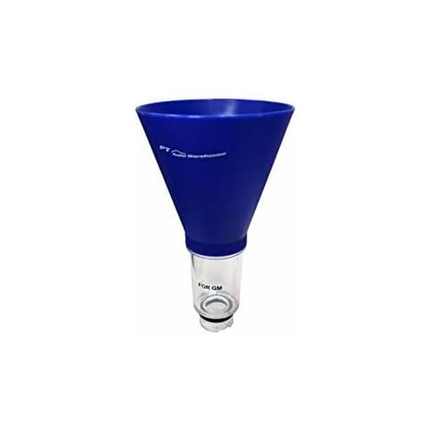 PT Auto Warehouse OF-GM6350 - Engine Oil Change Funnel - for 1/2 Turn Oil Filler Necks Cover
