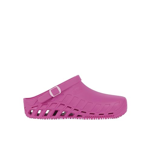Scholl Clog Evo - Zoccoli Sanitari Professionali per Uomo o Donna, Ultra Leggeri, Comodi e Traspiranti, con Suola Antiscivolo, Soletta in Memory Removibile e Cinturino Rotante
