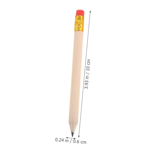 SUPVOX 50 lápices de golf de madera con borrador rojo miniatura 2