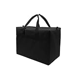 BJCBACD Bolsa de Almuerzo Bolsa aislada Oxford Picnic Termal Termal Paquete portátil de contenedor portátil Caja de Aislamiento de automóvil(Schwarz,S)