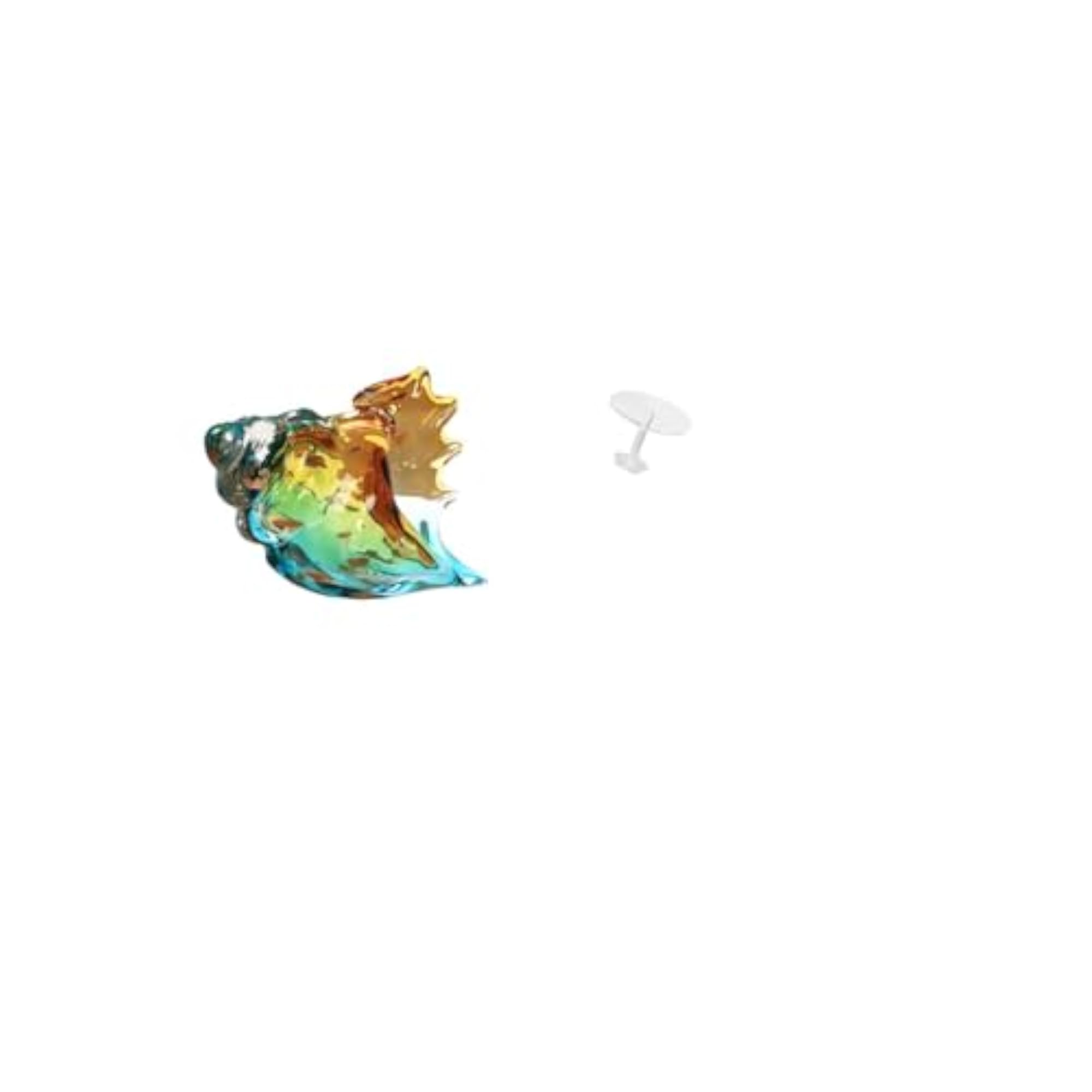 Miniature Glass Sea Animal Art Tabletop Figurine