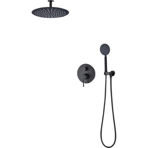 Ensembles de douche encastrés pour rénover une petite salle de bain avec un ciel de pluie