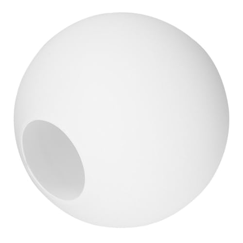 LAPYAPPE Paralume in Vetro Sfera Bianco per Lampade da Tavolo e Piantana, Facile Installazione, Design Elegante per Casa e Ufficio, Migliora la Morbidezza della Luce