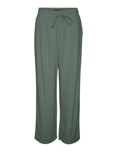 Pantalon large VERO MODA Vmjesmilo taille haute stretch et fluide Laurel Wreath M