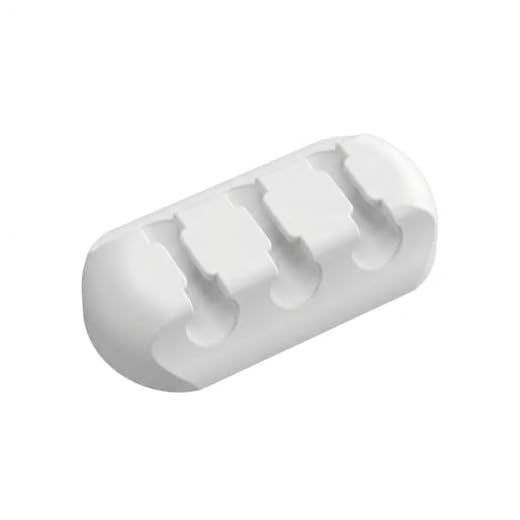 Cord Organizer For Desk Holder-Adhesive Silicone Cable Organizers With 3 Slots For Managing Cables Holders