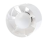 Rohr Rohrventilator 125mm Abluftventilator - Leise Inliner für Bad, Gewächshaus, Garage, Gewächshäuser, 2 Jahre Garantie