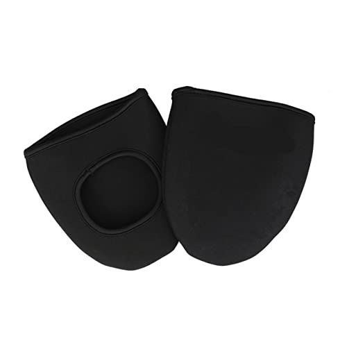 Cubiertas impermeables para zapatillas de ciclismo UKCOCO, 2 pares, de neopreno, resistentes al viento y al deslizamiento, para uso al aire libre miniatura 3