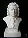 J.S. Bach Bust Halbe Statuette