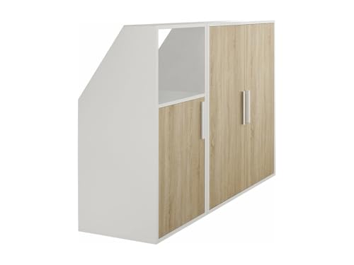 Senso reversibile durante l'installazione, Armadio a muro, Prodotto eco-sostenibile, Creazione esclusiva, Prodotto in Francia