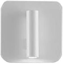 10W Square LED Wall Mount Directional Spotlight Bedside Reading Light On/Off Button Focus Lighting Adjustable Picture White-Finish Warm White