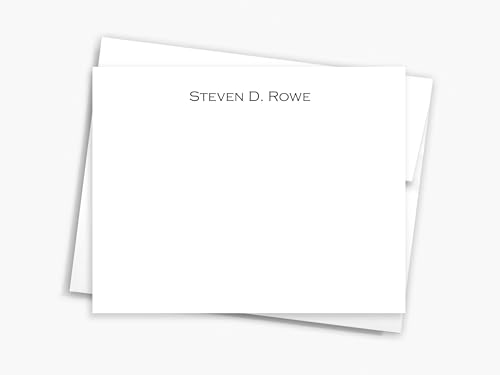 Personalized Social Stationary Set with Small Caps Name