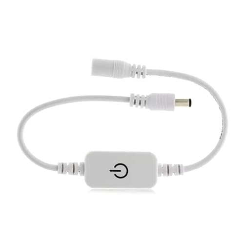 Variateur LED tactile DC 12V 24V à gradation continue blanc pour ruban