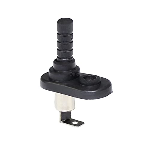 Interruptor de capó de coche contra falsas alarmas pin ajustable plástico y metal 12V 2PCS