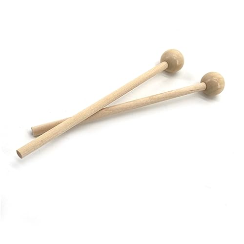 2 pares de baquetas de madera para principiantes y adultos miniatura 6