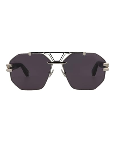 Philipp Plein Sunglasses SPP 077 M Palladium/black/sandblasted / 0
