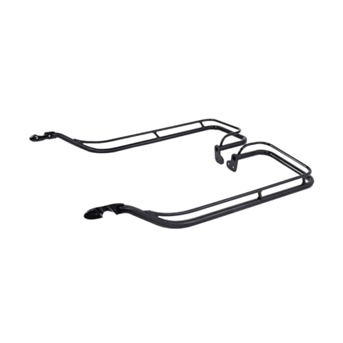 Barra Protectora para Alforjas TCMT Negra Harley Touring miniatura 5