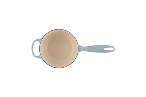 Le Creuset Enameled Cast Iron Signature Saucepan, 1.75 qt., Sea Salt
