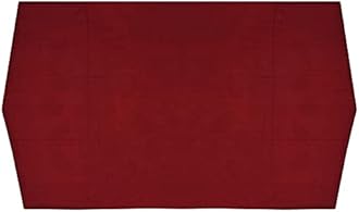 OrientalWeavers Hand Block Printed Floral Design Cotton Fridge Top Cover with Spacious Deep Multi-Utility Pocket (Maroon, 26 inch x 48 inch)