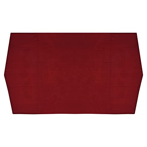 OrientalWeavers Hand Block Printed Floral Design Cotton Fridge Top Cover with Spacious Deep Multi-Utility Pocket (Maroon, 26 inch x 48 inch)