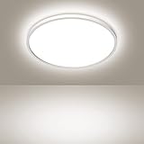 panel led 18w cuadrado exterior ✔ Menor Consumo de Energía -- La potencia de esta luz de techo es de 18W, 2400 lm, la vida útil es larga, le permite deshacerse de los problemas de cambio frecuente de bombilla