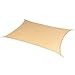 WMEIE Voile D'ombrage, Écran Solaire Imperméable À l'eau 98% UV Block Auvent Auvent pour Jardin Extérieur Patio Backyard Yard Party (Color : Beige, Size : 4x5m)